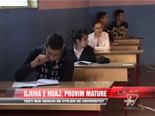 Gjuha e huaj, provim mature - News, Lajme - Vizion Plus