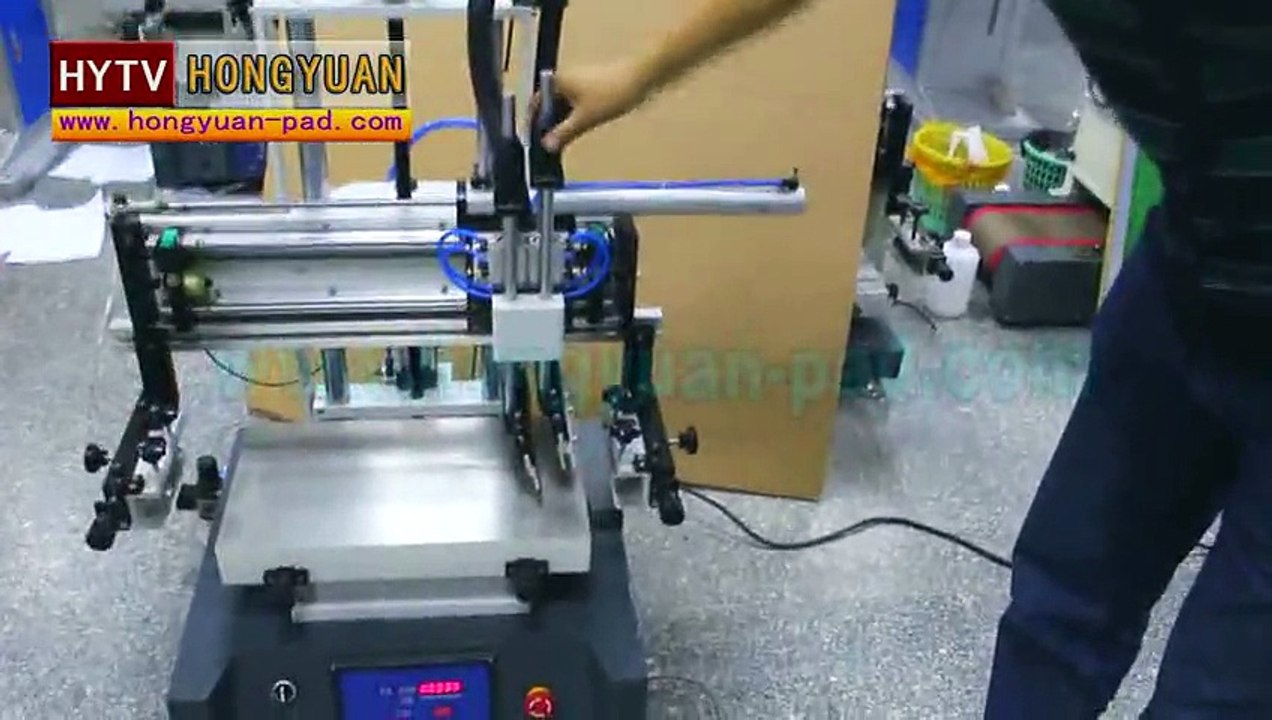 Desktop screen printing machine