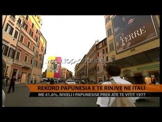 Itali, rekord papunësia e të rinjve - Top Channel Albania - News - Lajme
