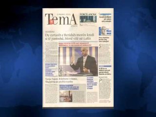 SHTYPI I DITES TITUJT KRYESORE TE FAQEVE TE PARA TE GAZETAVE SHQIPTARE 10 JANAR 2014