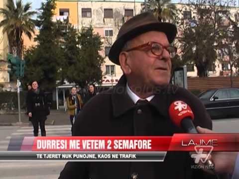 Semaforët në Durrës jashtë funksionit, rrezik aksidentesh - News, Lajme - Vizion Plus