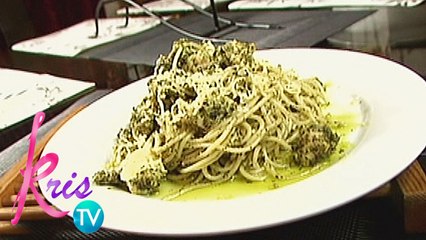 Kris TV: Jed's Chicken Pesto Pasta