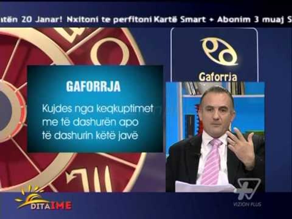 Dita Ime - Moda pranvere-vere dhe Horoskopi - 15 Janar 2014 - Show - Vizion Plus