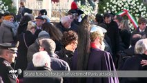 State funeral for Valeria, Italian victim of Paris attacks