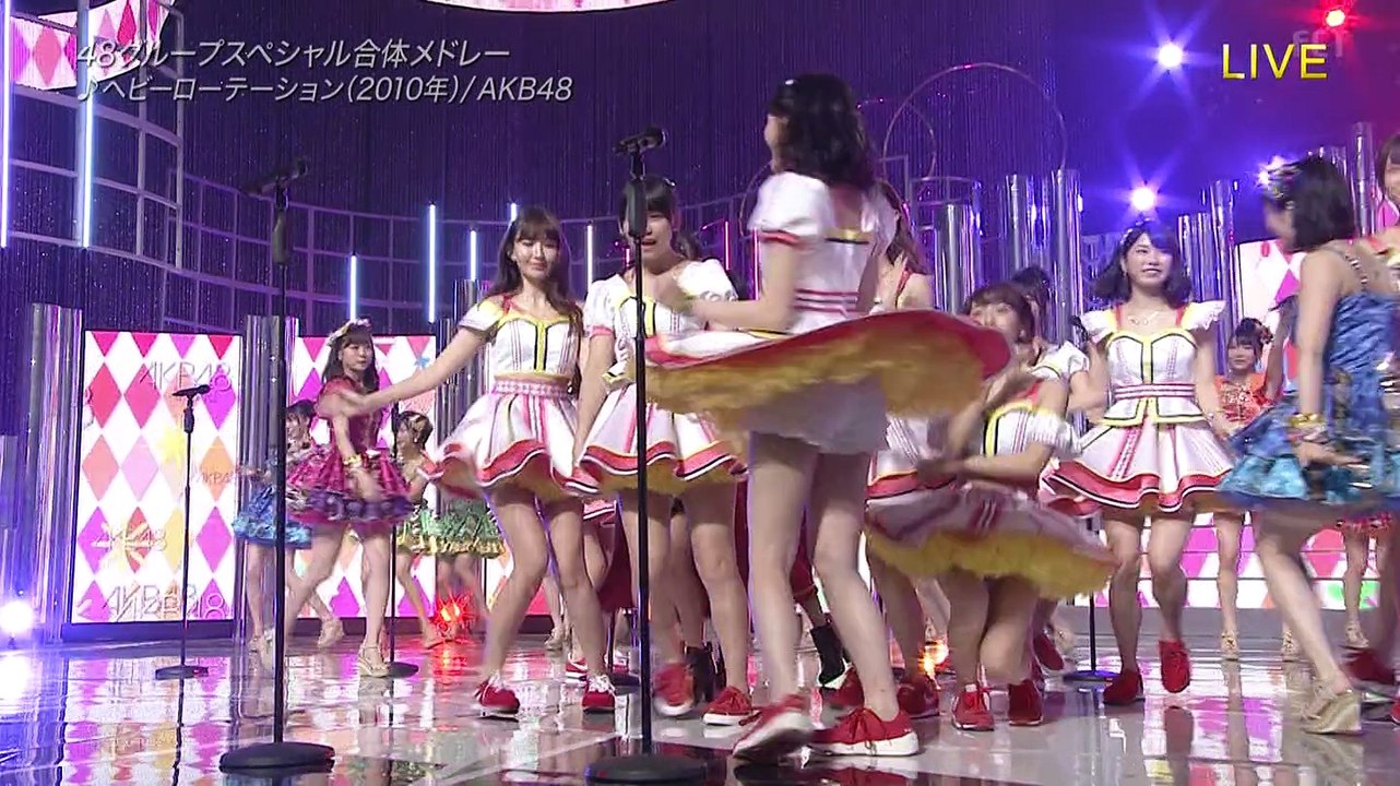 日テレ軽音楽の祭典 ﾍﾞｽﾄｱｰﾃｨｽﾄ2015　AKB48＋全ｸﾞﾙｰﾌﾟ「ﾍﾋﾞｰﾛｰﾃｰｼｮﾝ」