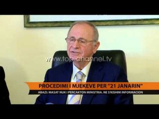 Procedimi i mjekëve për "21 Janarin" - Top Channel Albania - News - Lajme