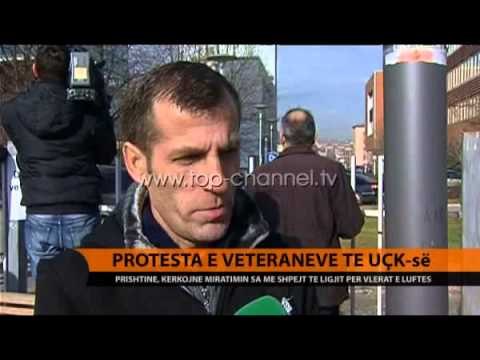 Protestojnë veteranët e UÇK-së - Top Channel Albania - News - Lajme