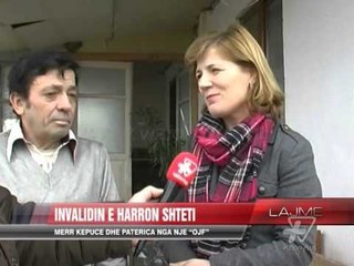 Ndihmohet invalidi nga nje OJF - News, Lajme - Vizion Plus