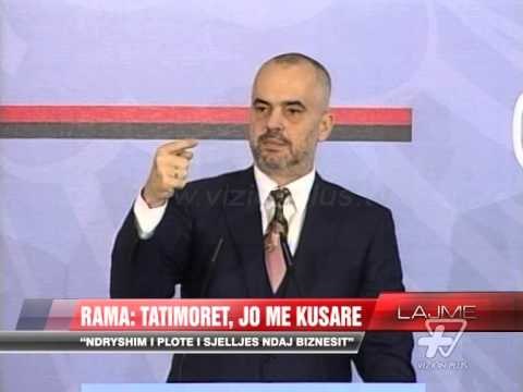 Rama: Tatimorët, jo më kusarë - News, Lajme - Vizion Plus