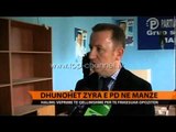 Dhunohet zyra e PD-së në Manzë - Top Channel Albania - News - Lajme