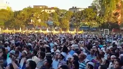 চট্রগ্রামে শহীদ মুজাহিদ ও সালাউদ্দিন কাদেরের গায়েবানা জানাজায় লাখো জনতার ঢল