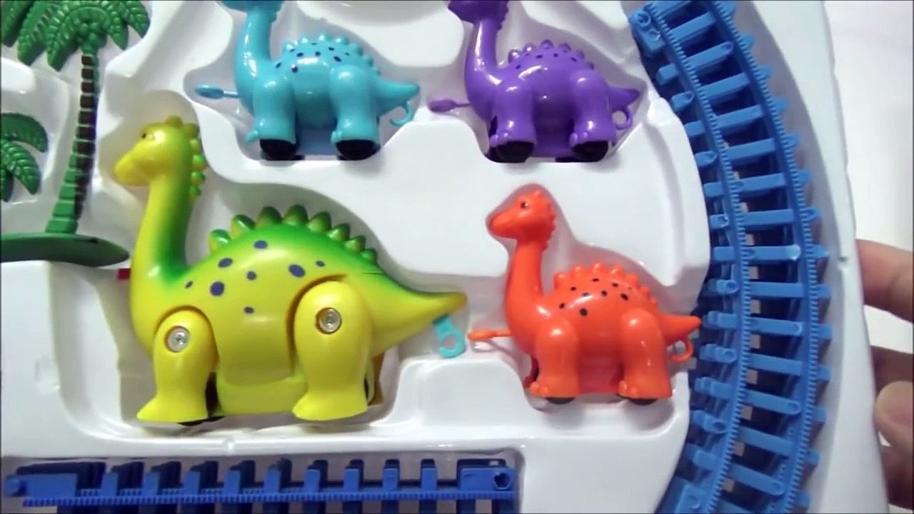 Dinosaur Train Toys Kids Video // Funny Track Set for Kids