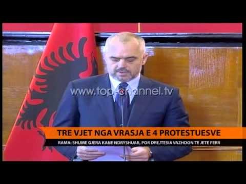Tre vjet nga vrasja e 4 protestuesve - Top Channel Albania - News - Lajme