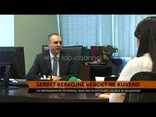 Serbët kërkojnë vende në Kuvend - Top Channel Albania - News - Lajme