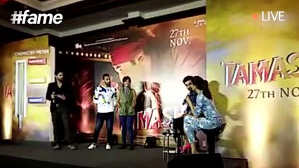 Ranbir Kapoor & Deepika Padukone Launch “Tamasha” Chemistry Meter