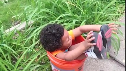 Kids getting stuck in stuff