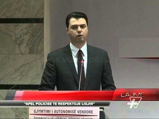 Basha, apel policisë të respektojë ligjin - News, Lajme - Vizion Plus