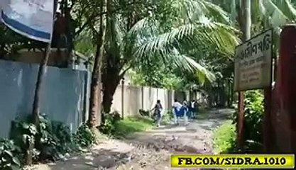 College Girls Escaping From College wall