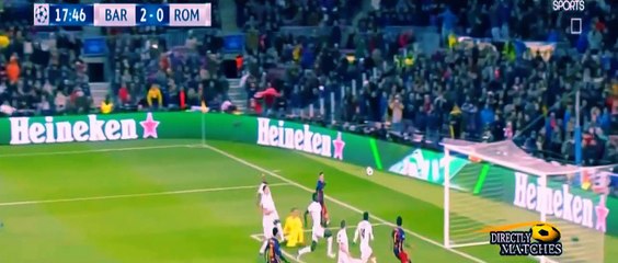 Barcelona vs AS Roma 6-1 All Goals Champions league 2015 HD
