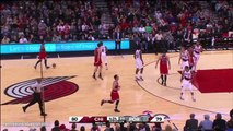 Jimmy Butler Mason Plumlee  Bulls vs Blazers  11.24.2015