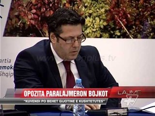 Opozita paralajmëron bojkot - News, Lajme - Vizion Plus