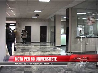 Nikolla: Akreditimi, në tetor publikohet renditja - News, Lajme - Vizion Plus
