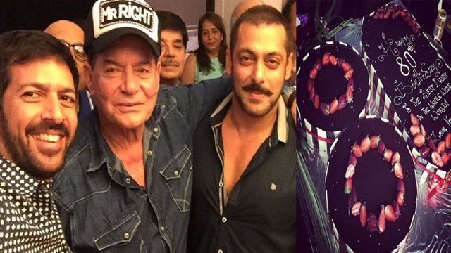 (Inside Video) Salman Khan Celebrates Dad Salim Khan’s 80th BIRTHDAY