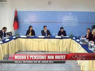 Veliaj: Reforma e pensioneve në 2015-ën - News, Lajme - Vizion Plus