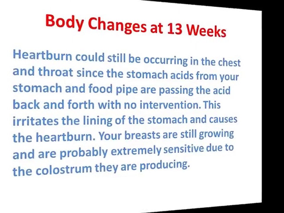 13 weeks pregnant, Symptoms at 13 weeks pregnant, Pregnancy Week 13 Tips