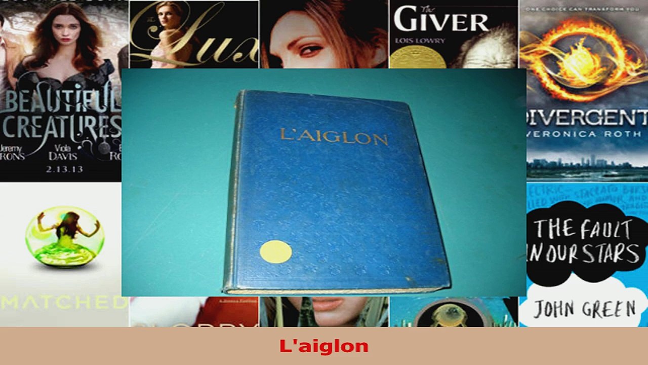 Read  Laiglon Ebook Free
