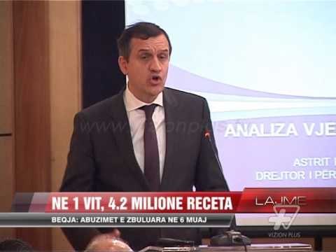Në 1 vit, 4.2 milionë receta. Abuzimet e zbuluara në 6 muaj - News, Lajme - Vizion Plus