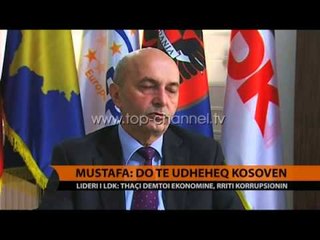 Mustafa: Do të udhëheq Kosovën - Top Channel Albania - News - Lajme