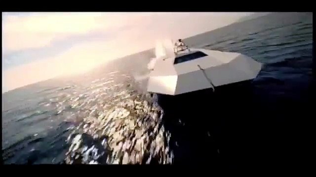 Super Fast US Navy M80 Stiletto Stealth Ship