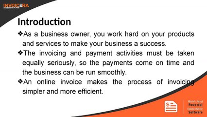 10 Essentials of an Online Invoice