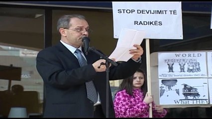"RADIKA", QYTETARET NE PROTESTE NE SHKUP E TIRANE