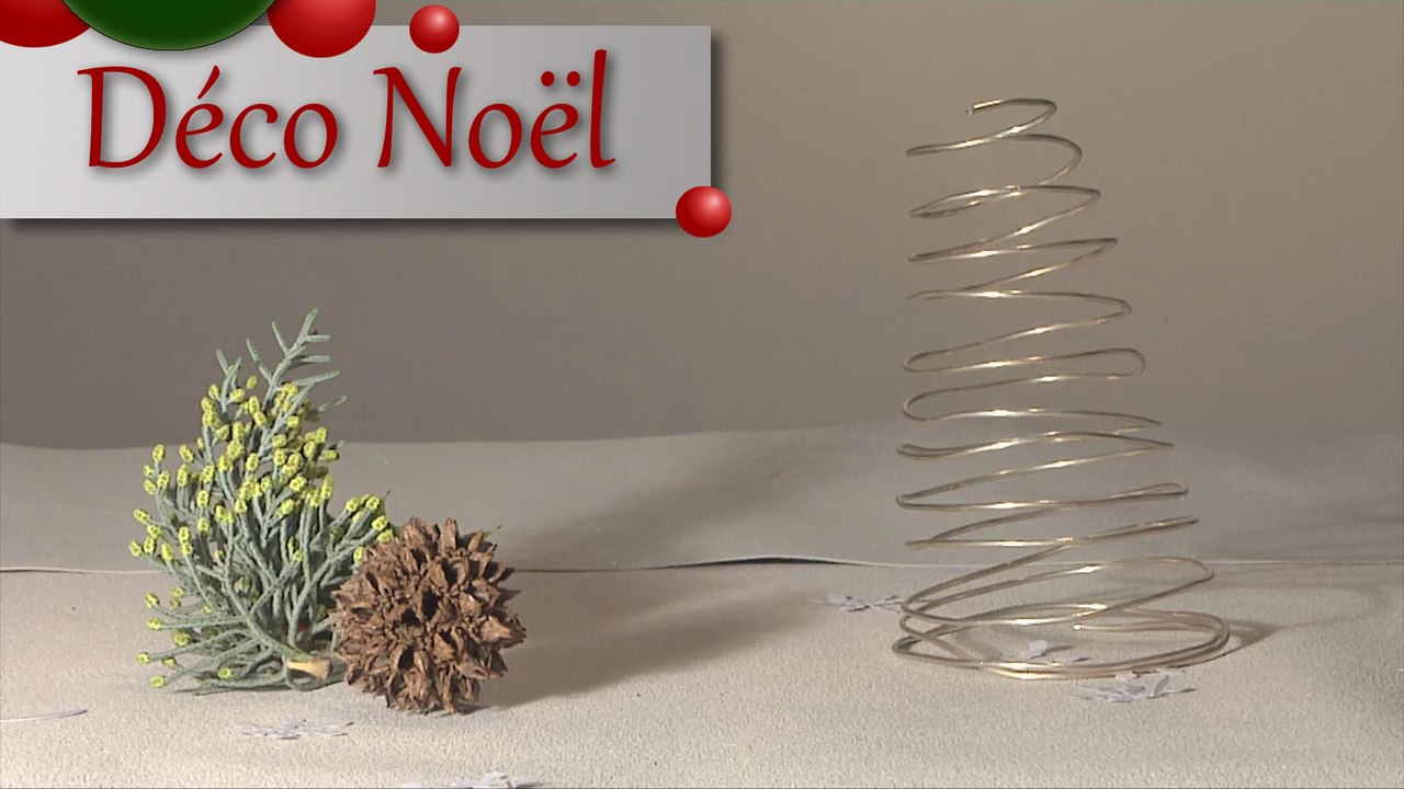 deco noel sapin ressort