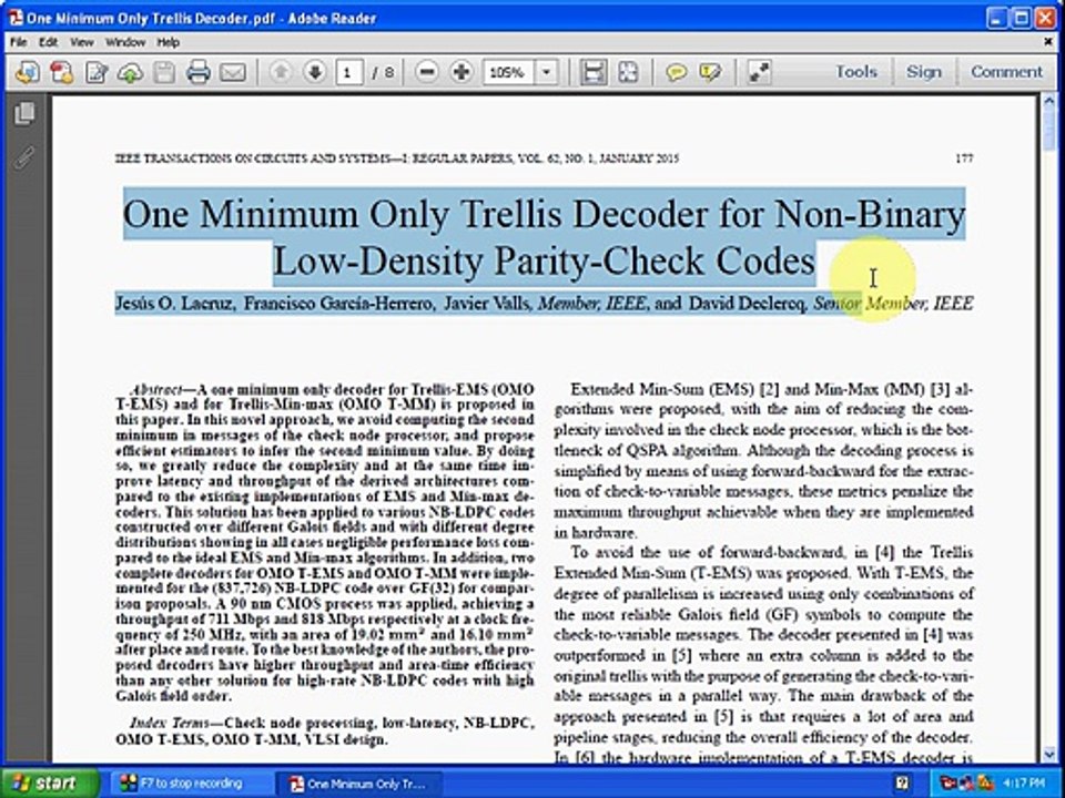 One Minimum Only Trellis Decoder for Non-Binary Low-Density Parity-Check Codes