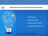 2015-2019 Global Pickup Trucks Industry Research Report