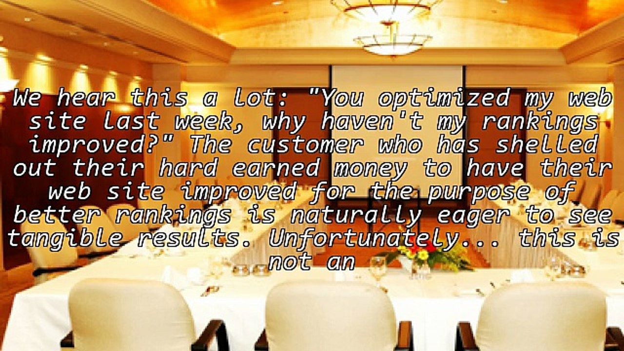 Patience is a Virtue, Especially in Search Engine Optimization