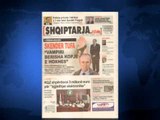 SHTYPI I DITES TITUJT KRYESORE TE FAQEVE TE PARA TE GAZETAVE SHQIPTARE E MERKURE 19 SHKURT 2014