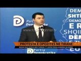 Protesta e opozitës në Tiranë - Top Channel Albania - News - Lajme