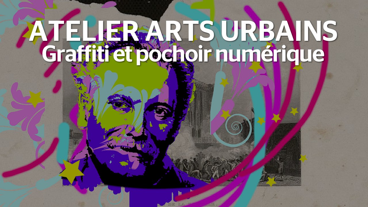 Atelier arts urbains - Graffiti et pochoir numérique