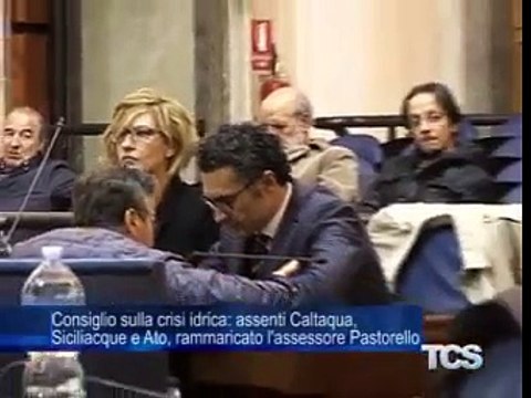 Consiglio sulla crisi idrica assenti Caltaqua%2C Siciliacque e Ato%2C rammaricato l%27assessore Pastorello