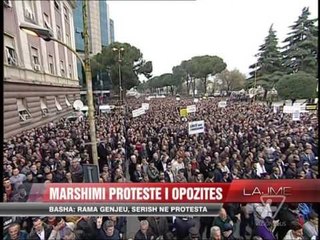 Marshimi protestë i opozitës - News, Lajme - Vizion Plus