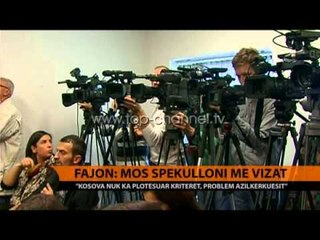 Fajon: Mos spekuloni me vizat - Top Channel Albania - News - Lajme