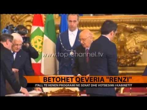Betohet qeveria Renzi - Top Channel Albania - News - Lajme