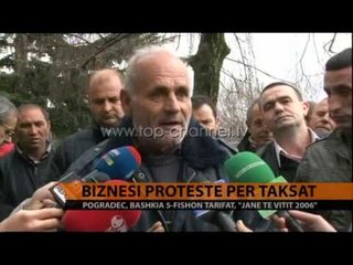 Tải video: Biznesi protestë për taksat - Top Channel Albania - News - Lajme