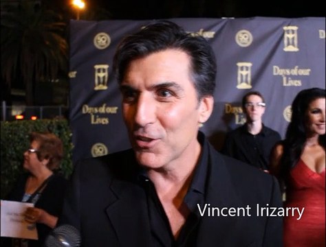 Daytime TV Examiner Interview: Vincent Irizarry at Days of our Lives 50th Anniversary Party Red Carpet
