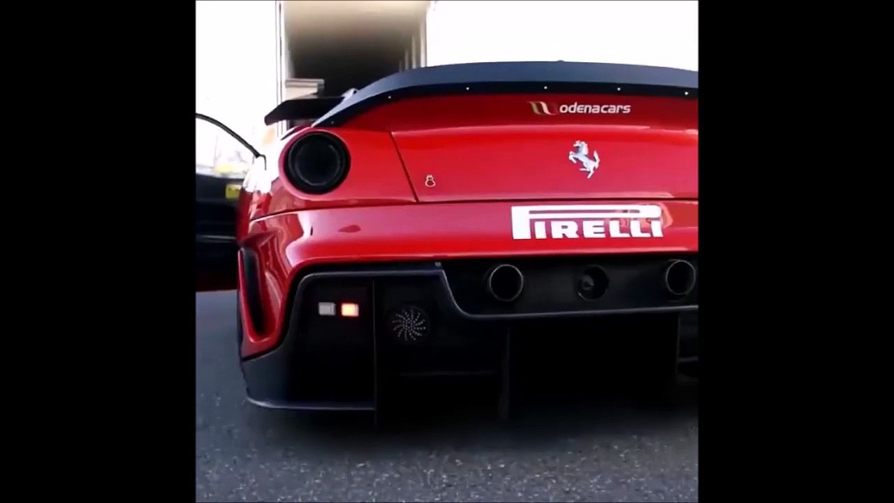 Le son du moteur d'une ferrari : puissant