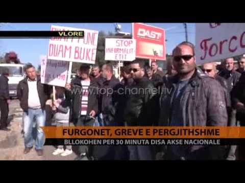 Furgonët, grevë e përgjithshme - Top Channel Albania - News - Lajme